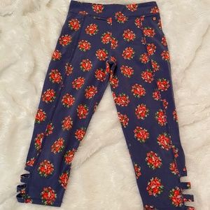 Matilda Jane girls floral print leggings